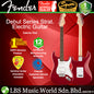 Squier by Fender Debut Stratocaster Electric Guitar with White Pickguard Laurel FB