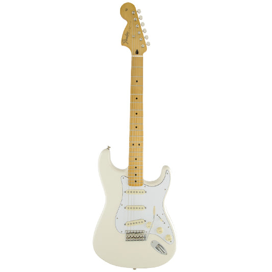 Fender Jimi Hendrix Stratocaster Electric Guitar with SSS Pickup and Maple Fretboard - Olympic White