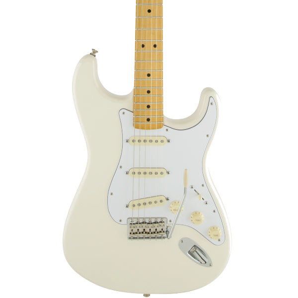 Fender Jimi Hendrix Stratocaster Electric Guitar with SSS Pickup and Maple Fretboard - Olympic White