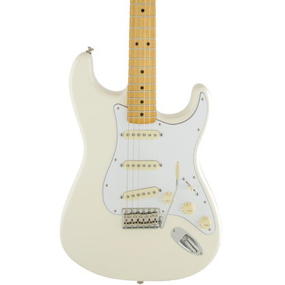 Fender Jimi Hendrix Stratocaster Electric Guitar with SSS Pickup and Maple Fretboard - Olympic White
