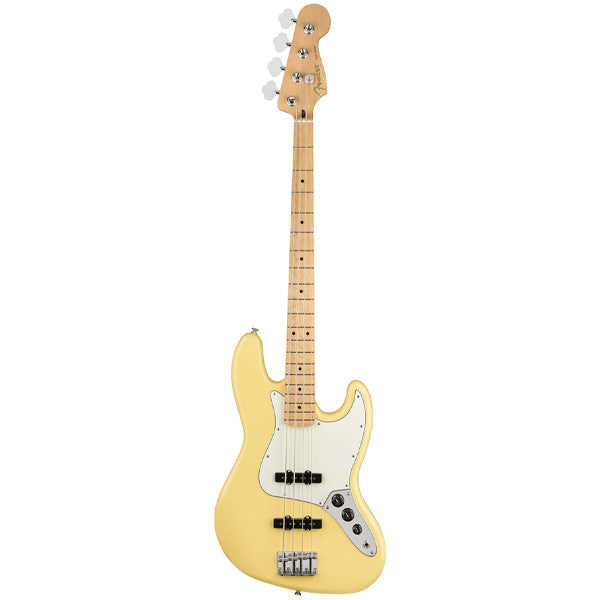 Fender Player 4 String Jazz Bass Guitar with SS Pickup and Maple Fingerboard - Buttercream