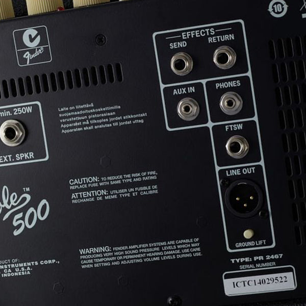 Fender Rumble 500 V3 500 Watt 2X10 Inch Speaker Amp Electric Bass Guitar Combo Amplifier