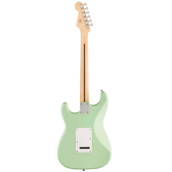 Squier By Fender FSR Sonic Stratocaster Electric Guitar With White Pickguard And Maple Fretboard - Surf Green
