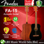 Fender FA-15 3/4 Size Steel String Acoustic Guitar with Bag and Walnut Fingerboard (FA15)