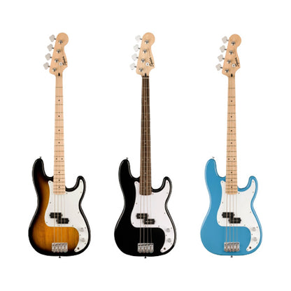 Squier By Fender Sonic Precision 4 String Bass Guitar With Ceramic Split Single Coil Pickup And Maple Fretboard