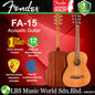Fender FA-15 3/4 Size Steel String Acoustic Guitar with Bag and Walnut Fingerboard (FA15)