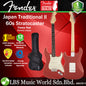 Fender Japan Traditional II 60s Stratocaster Electric Guitar Rosewood Fretboard With Gig Bag - Fiesta Red
