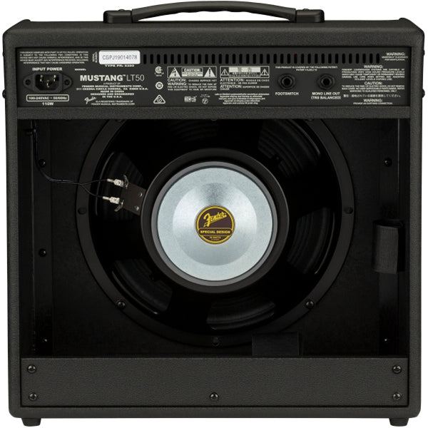 Fender Mustang LT50 50 Watt Electric Guitar Combo Speaker Amplifier with 20 Amp Models, Effects and USB Connectivity (LT 50)