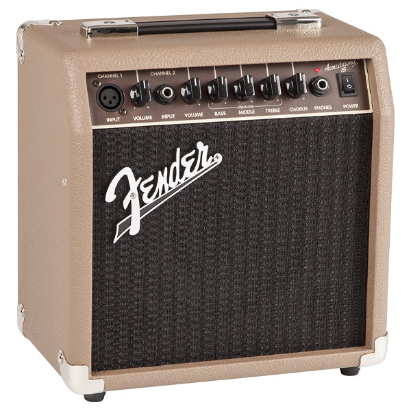 Fender Acoustasonic 15 Watt 1x6 Inch Speaker Amp Acoustic Combo Guitar Amplifier