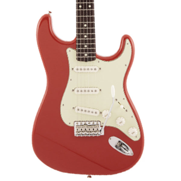 Fender Japan Traditional II 60s Stratocaster Electric Guitar Rosewood Fretboard With Gig Bag - Fiesta Red
