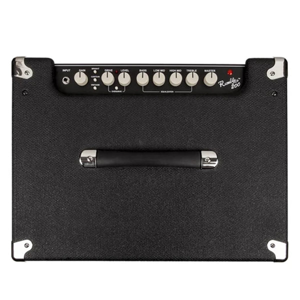 Fender Rumble 200 V3 200 Watt 1x15 Inch Speaker Amp Electric Bass Guitar Combo Amplifier