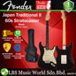Fender Japan Traditional II 60s Stratocaster Electric Guitar Rosewood Fretboard With Gig Bag - Black