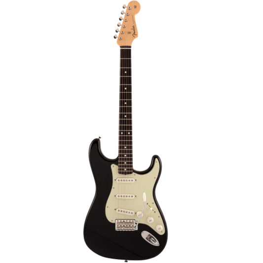 Fender Japan Traditional II 60s Stratocaster Electric Guitar Rosewood Fretboard With Gig Bag - Black