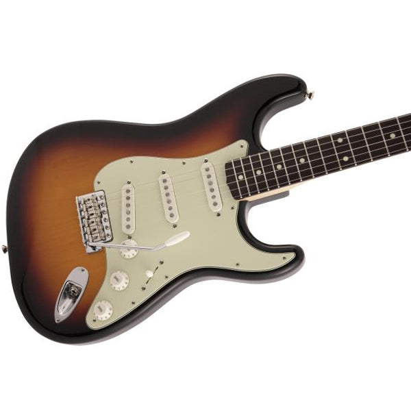Fender Japan Traditional II 60 Stratocaster Electric Guitar Rosewood Fretboard With Gig Bag - 3 Tone Sunburst