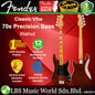 Squier By Fender Classic Vibe 70s Precision 4 Strings Bass Guitar With Alnico Split Coil Pickup and Maple Fretboard