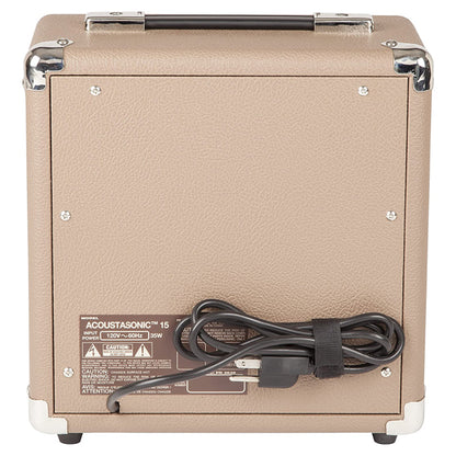 Fender Acoustasonic 15 Watt 1x6 Inch Speaker Amp Acoustic Combo Guitar Amplifier