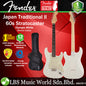 Fender Japan Traditional II 60s Stratocaster Electric Guitar Rosewood Fretboard With Gig Bag - Olympic White
