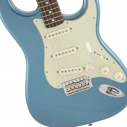 Fender Japan Traditional II 60s Stratocaster Electric Guitar Rosewood Fretboard With Gig Bag - Lake Placid Blue