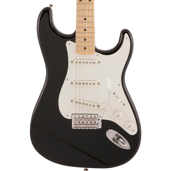 Fender Japan Traditional II 50s Stratocaster Electric Guitar Maple Fretboard With Gig Bag - Black