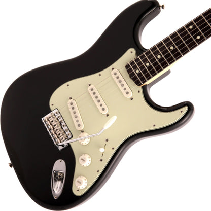 Fender Japan Traditional II 60s Stratocaster Electric Guitar Rosewood Fretboard With Gig Bag - Black