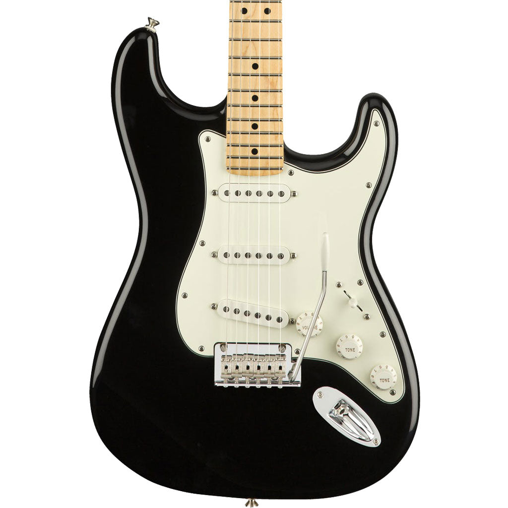 Fender Mexico Player Stratocaster Electric Guitar with Maple Fingerboard - Black