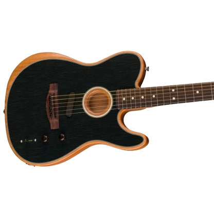 Fender Acoustasonic Player Modified Telecaster Electric Guitar with Gig Bag - Brushed Black