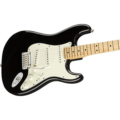 Fender Mexico Player Stratocaster Electric Guitar with Maple Fingerboard - Black