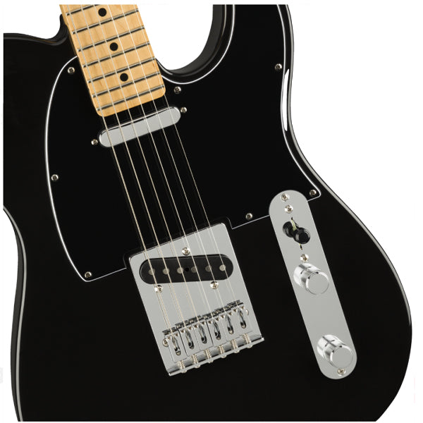 Fender Mexico Player Telecaster Electric Guitar With Maple Fingerboard - Black