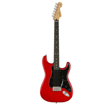Fender Mexico Ltd Ed Player Stratocaster Electric Guitar with Ebony Fingerboard ,SSS Pickup and Tremolo - Neon Red (Limited Edition)