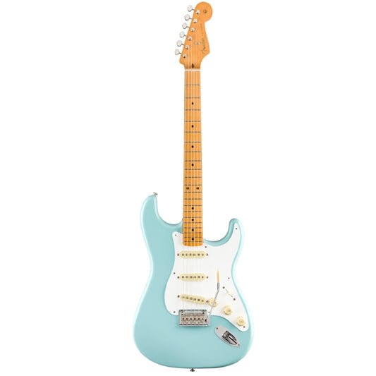 Fender Vintera 50s Stratocaster Modified Electric Maple Fretboard With SSS Pickup and Gig Bag - Daphne Blue