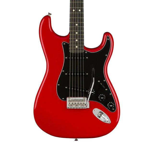 Fender Mexico Ltd Ed Player Stratocaster Electric Guitar with Ebony Fingerboard ,SSS Pickup and Tremolo - Neon Red (Limited Edition)