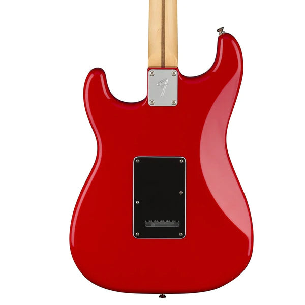 Fender Mexico Ltd Ed Player Stratocaster Electric Guitar with Ebony Fingerboard ,SSS Pickup and Tremolo - Neon Red (Limited Edition)