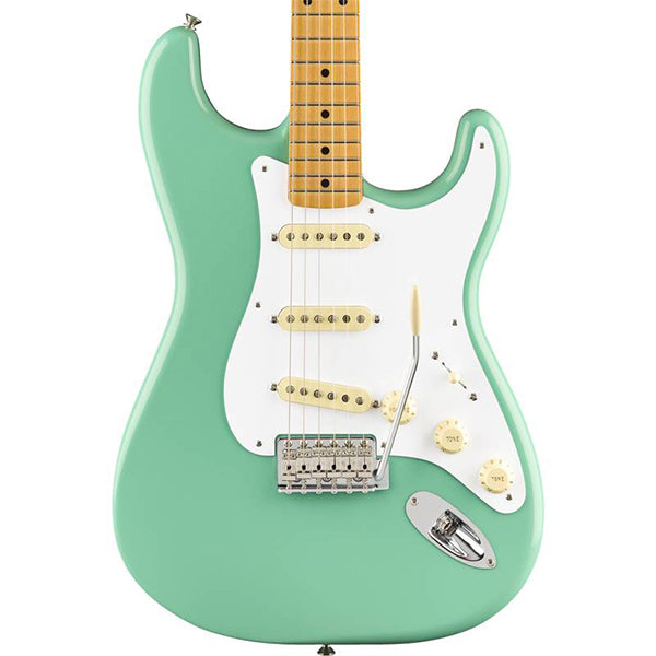 Fender Vintera 50s Stratocaster Electric Guitar Maple Fretboard with SSS Pickup and Deluxe Gig Bag - Sea Foam Green