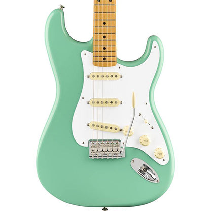 Fender Vintera 50s Stratocaster Electric Guitar Maple Fretboard with SSS Pickup and Deluxe Gig Bag - Sea Foam Green
