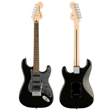 Fender Squier FSR Affinity Series Stratocaster HSS Electric Guitar Laurel Fretboard - Metallic Black