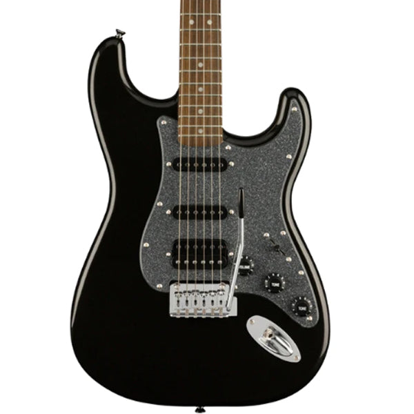 Fender Squier FSR Affinity Series Stratocaster HSS Electric Guitar Laurel Fretboard - Metallic Black