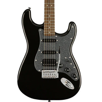 Fender Squier FSR Affinity Series Stratocaster HSS Electric Guitar Laurel Fretboard - Metallic Black