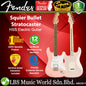 Fender Squier Bullet HSS Stratocaster Electric Guitar with Tremolo Laurel Fingerboard - Shell Pink