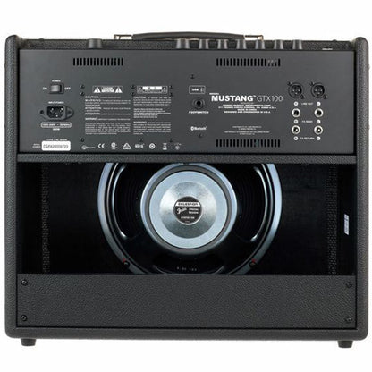 Fender Mustang GTX100 100 Watt Electric Guitar Combo Speaker Amplifier with Bluetooth and Wi-Fi Connectivity (GTX 100)