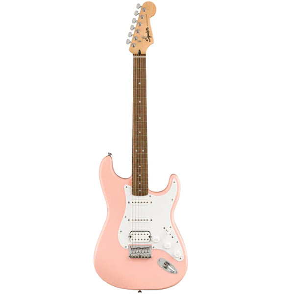 Fender Squier Bullet HSS Stratocaster Electric Guitar with Tremolo Laurel Fingerboard - Shell Pink