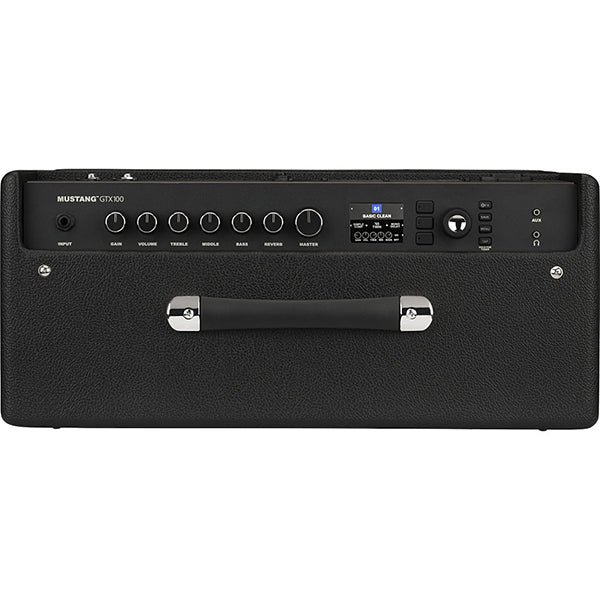 Fender Mustang GTX100 100 Watt Electric Guitar Combo Speaker Amplifier with Bluetooth and Wi-Fi Connectivity (GTX 100)