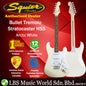 Squier By Fender Bullet HSS Stratocaster With Tremolo Electric Guitar Laurel Fretboard (Arctic White)