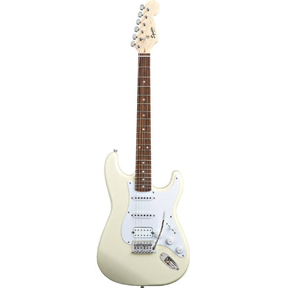 Squier By Fender Bullet HSS Stratocaster With Tremolo Electric Guitar Laurel Fretboard (Arctic White)