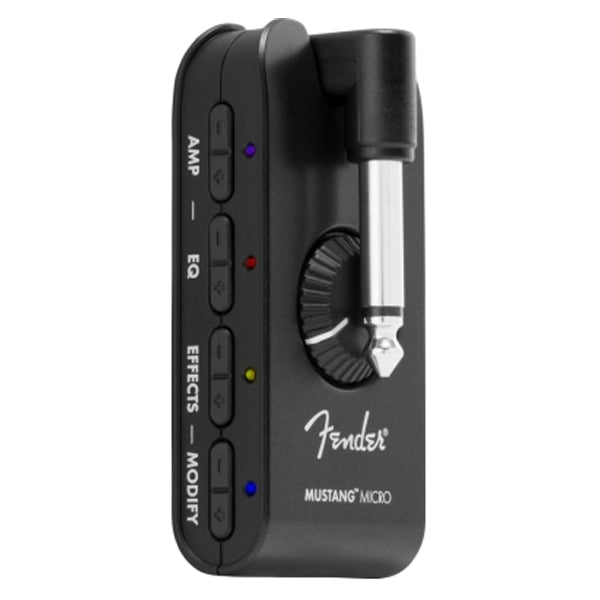 Fender Mustang Micro Rechargeable Headphone Amp Guitar Amplifier with 12 Amps 13 Effects with Bluetooth and Audio Over USB