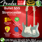 Squier By Fender Bullet Stratocaster SSS Electric Guitar With Tremolo and Laurel Fingerboard - Sonic Grey