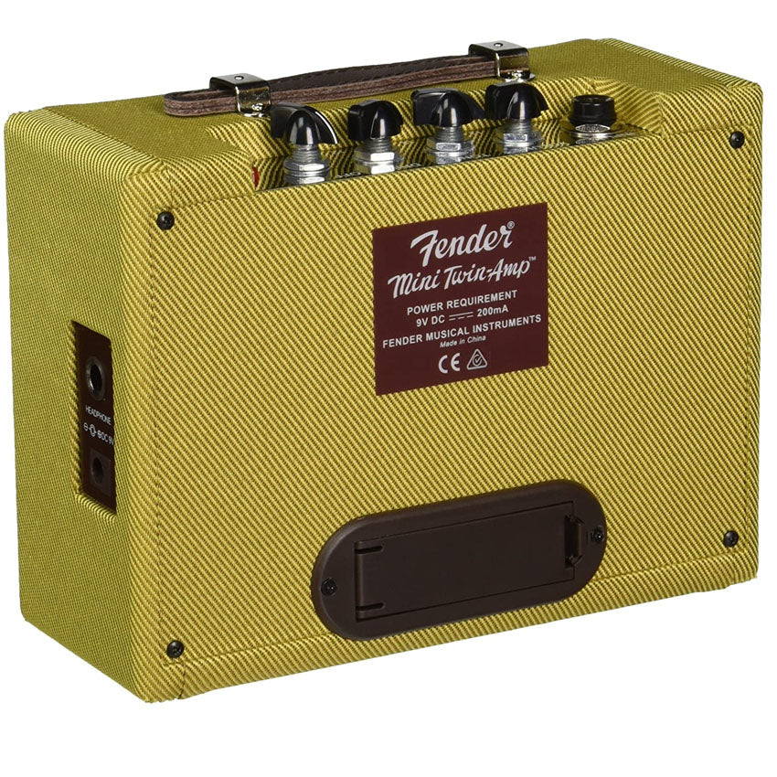 Fender Mini '57 Twin-Amp 1 watt 2x2 Mini Combo Amp With Dual 2 Speakers and Headphone Jack (57 Twin Amp)