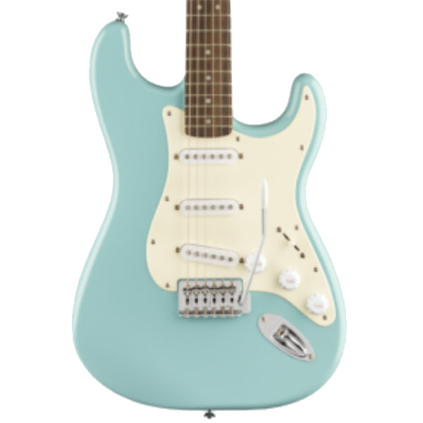 Squier By Fender Bullet Stratocaster SSS Electric Guitar With Tremolo and Laurel Fingerboard - Tropical Turquoise