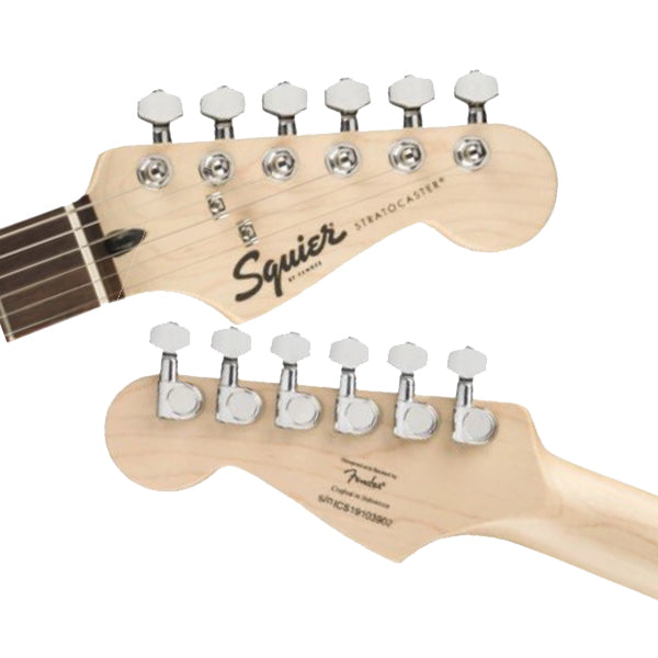 Squier By Fender Bullet Stratocaster SSS Electric Guitar With Tremolo and Laurel Fingerboard - Sonic Grey