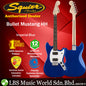 Squier By Fender Bullet Mustang HH Basswood Body Electric Guitar Laurel FB Imperial Blue