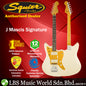 Squier by Fender J Mascis Signature Jazzmaster Classic Vibe Basswood Electric Guitar Laurel Fingerboard with Tremolo Vintage White